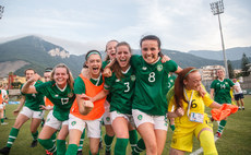 Ireland celebrate after the game 7/7/2019