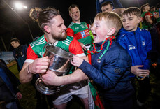 Padraig O'Hora jokes with supporter Daire Cafferkey after winning the final 26/10/2024