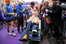 Colin Farrell and Emma Fogarty after the race 27/10/2024