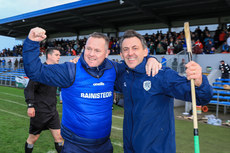 Michael Kavanagh with his backroom staff at the final whistle 26/10/2024