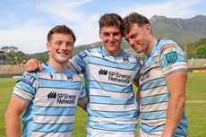 George Hone, Tom Jordan and Jack Dempsey celebrate after the match 26/10/2024