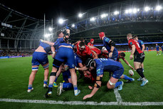 Stephen Smyth celebrates after scrum 26/10/2024