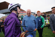 James Ryan and trainer Adrian Murray after winning with Courageous Strike 28/6/2024