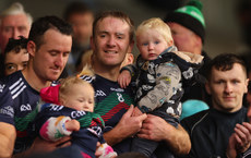 Noel McGrath celebrates with his son Sam 13/10/2024