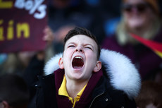 A Scoil Chiarain fan during the finals 21/10/2024