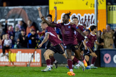 Stephen Walsh celebrates scoring their second goal 25/10/2024