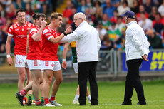 Anthony Williams argues with the umpire after Kerry’s first goal was awarded 16/6/2024 