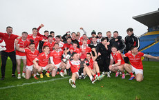 The Padraig Pearses players celebrate with the cup 20/10/2024 