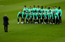 Ireland pose for a team photo 3/5/2019