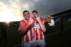 Kevin O'Neill and Saan Desmond celebrate 20/10/2024 