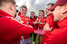 Niall O'Callaghan and Eoghan O'Callaghan celebrate winning 20/10/2024 