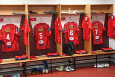 A view of the Scarlets changing room ahead of the game 25/10/2024