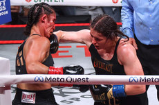 Katie Taylor lands a punch on Amanda Serrano 15/11/2024