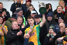 Dylan McHugh lifts the cup 27/10/2024