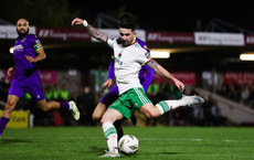 Sean Maguire shoots to score his side's third goal of the match 18/10/2024