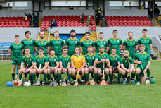 Ireland Hurling-Shinty Team ahead of the game 26/10/2024