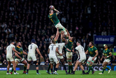 RG Snyman wins a lineout ball 16/11/2024