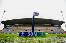 A view of the pitch ahead of the game 9/7/2024