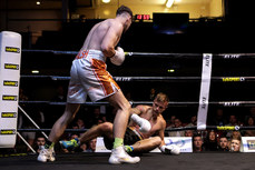 Liam Walsh knocks down Bela Istvan Orban 18/10/2024