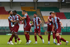 Frantz Pierrot is congratulated by team mates 16/11/2024