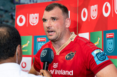 Tadhg Beirne is interviewed after the game 26/10/2024