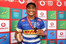 Damian Willemse with the URC player of the match award 19/10/2024