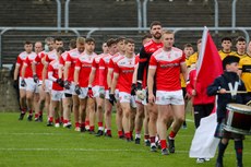 The parade of teams before the game 13/10/2024