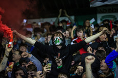 Cork City fans ahead of the game 18/10/2024