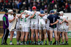 O’Loughlin Gaels players huddle before the game 27/10/2024