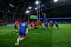 RG Snyman goes up for a lineout 26/10/2024