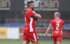 Joe Gormley celebrates scoring a goal 9/11/2024