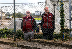 Galway supporters James Moylett and Darren Burke 18/10/2020