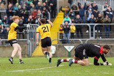 Conor O'Donnell Jnr celebrates scoring a goal 13/10/2024