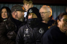 Stephen Bradley in the stands during the game 18/10/2024