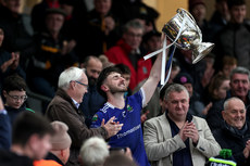 Jay Burke lifts the trophy 27/10/2024