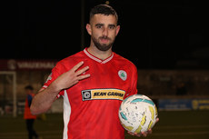 Joe Gormley celebrates after the game 9/11/2024