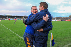 Michael Kavanagh with his backroom staff at the final whistle 26/10/2024