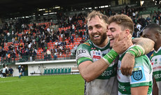 Niccolò Cannone and Leonardo Marin celebrate after the game 12/10/2024