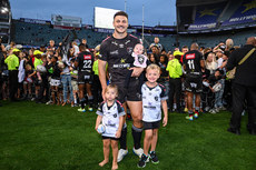 Andre Esterhuizen with his family after the game 26/10/2024