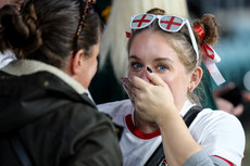 An England fan ahead of the game 16/11/2024