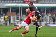 Eben Etzebeth tackled by John Hodnett 26/10/2024