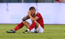 Asen Donchev dejected after the game 4/8/2022