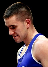David Oliver Joyce dejected after being disqualified 25/2/2011