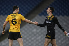 Aidan Forker celebrates with Niall Morgan 19/10/2024