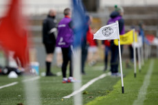 A view of the windy conditions during the game 20/10/2024 