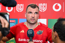 Tadhg Beirne is interviewed after the game 26/10/2024