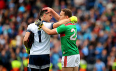 Stephen Cluxton with Andy Moran 10/8/2019
