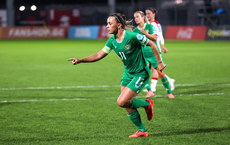 Katie McCabe celebrates scoring her side’s first goal from a penalty 25/10/2024