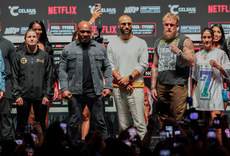 Katie Taylor, Mike Tyson, Jake Paul and Amanda Serrano 13/11/2024