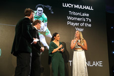 Barry Murphy and Andrew Trimble with Lucy Mulhall and Stacey Flood 17/5/2023 